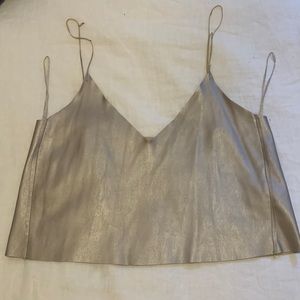 Zara leather top